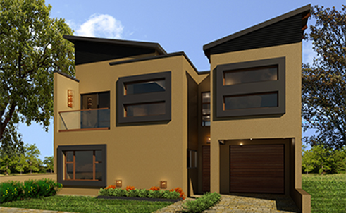 Architectural 3d house modelled for a project in Meadowlands  Soweto 