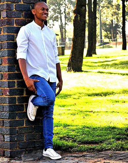 A picture of Pule Letswalo ( CEO of Letswalo Studios) who studied Architecture at the UJ(University of Johannesburg)